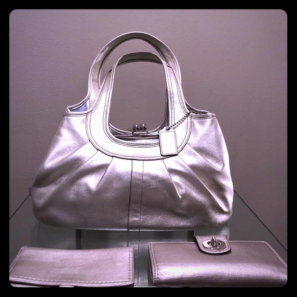 Coach Purse and Wallet Set